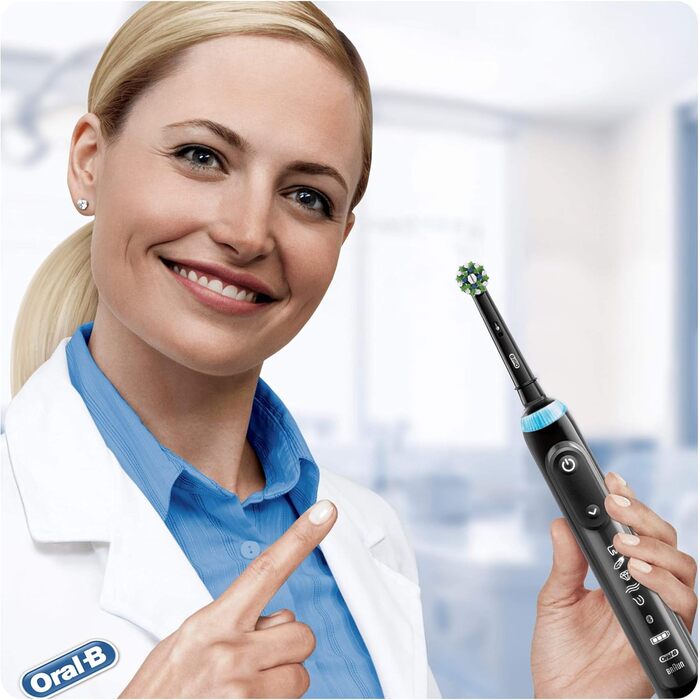 Щітки Oral-B CrossAction Black Edition зі щетиною CleanMaximiser для комплексного чищення порожнини рота, 10 шт.