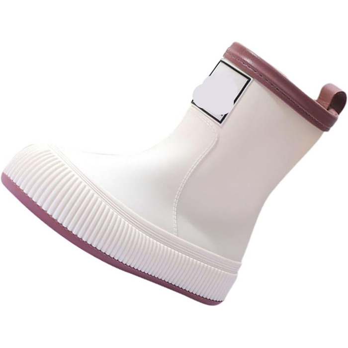 Гумові чоботи, взуття, нековзне, багатофункціональне, легко зберігати, компактне гумове взуття, гумові чоботи для сільського господарства, кемпінгу, дорослі, бежеві