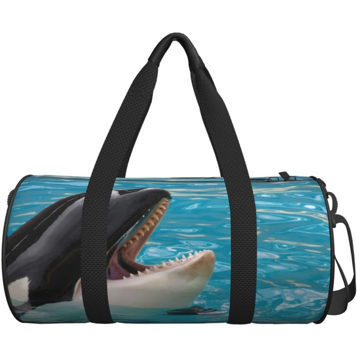 Дорожня сумка-мішок Бегемот у басейні, спортивна сумка для чоловіків та жінок