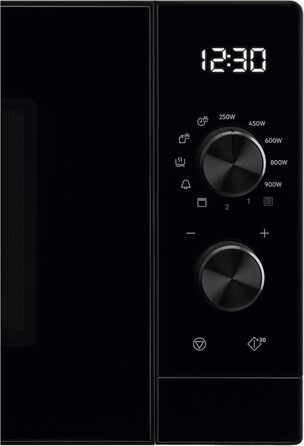 Окремо стояча мікрохвильова піч AEG / MFB252DB / гриль / 25 л/розморожування / 900 Вт/LED-підсвічування/Чорний