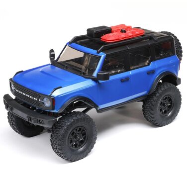 Радіокерований позашляховик Axial SCX24 1/24 2021 Ford Bronco 4WD Brushed RTR (Готовий до використання), Синій, AXI00006T3