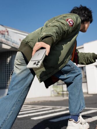 Портативний зовнішній акумулятор Baseus Picogo AM41, ультратонкий зовнішній акумулятор MagSafe ємністю 5000 мАг, швидка зарядка PD 20 Вт, бездротовий, магнітний, з кабелем USB-C для iPhone 17/16/15/14/13/12, колір космічний сірий, 5000 мАг