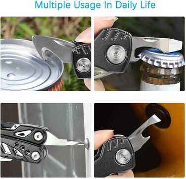 Набір плоскогубців HONZIN Multi Tool, складні плоскогубці 13 в 1 з нержавіючої сталі з нейлоновим чохлом Ідеальний кишеньковий інс