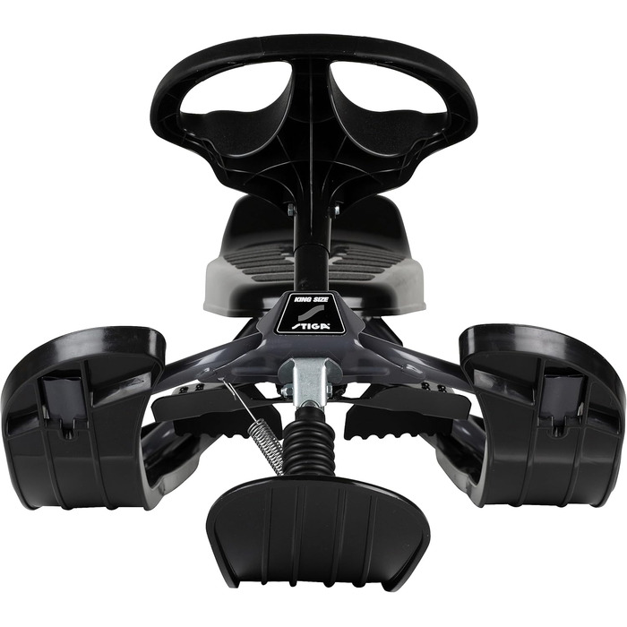 Санки STIGA Snowracer King Size GT двомісні, чорно-сірі