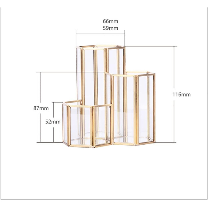 Золотий тримач для косметичних пензликів, органайзер для макіяжу, декоративний тримач для олівців, контейнер для косметичних пензликів, скляне сховище для косметики, пензлик для макіяжу, кружка, настільний органайзер для пензлика, підводка для очей, ручка