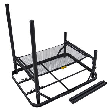 Стіл Bo-Camp Garland 60x45 cm Black/Wood look (1404195)