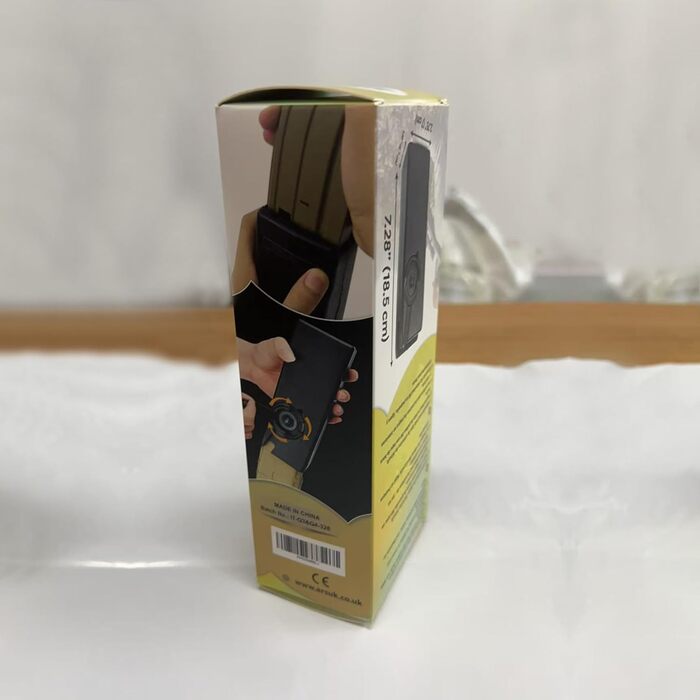 Швидкісний зарядний пристрій ARSUK для BB-кульок – тактичний для страйкболу, пейнтболу, Airsoft, 155 набоїв, чорний