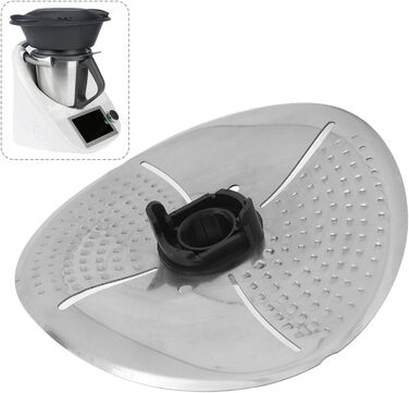 Кришка ножа, Кришка леза для кухонних машин Захисна кришка головки різака з нержавіючої сталі Захисний чохол для Thermomix Tm5 Tm6 Tm31, 6