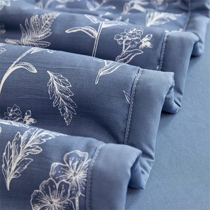 Покривало Mateju, стьобане візерунок, плед з мікрофібри, дихаючий, легкий, тонкий літній плед, м&39який стьобаний плед для дивана-ліжка (синій, 180*200 см) синій 180*200 см