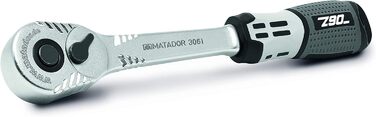 Набір торцевих головок MATADOR 3/8 (9.5 мм) 39 предметів Металевий кейс Торцеві головки 6-гранники З тріскачкою Z90 3/8 MATADOR інструмент 31259390, 39 предметів, метрична система / 6-гранники