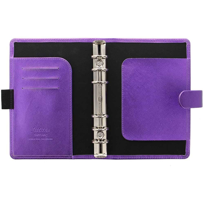 Органайзер для персонального сафіано Filofax Фіолетовий металік, 21-028769 фіолетовий