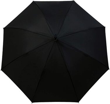 Парасолька з підтримкою iX-brella регулюється по висоті з дерев'яною ручкою - чорний