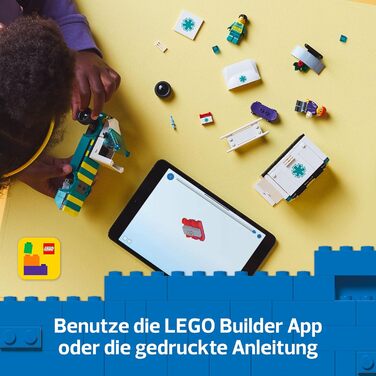 Конструктор LEGO City Ambulance Toy 60451, 184 деталі, іграшкова швидка допомога