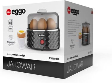 ЯЙЦЕВАРКА ДЛЯ ПРИГОТУВАННЯ 7 ЯЄЦЬ І ВИМІРЮВАННЯ ЧАСТОТИ EM101C