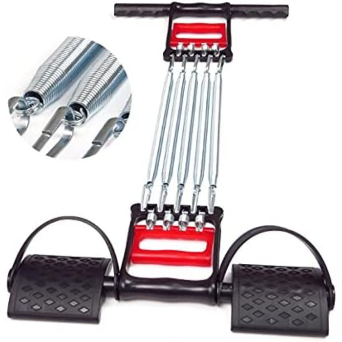 Багатофункціональний еспандер з педаллю для тренування м&39язів грудей, рук та верхньої частини тіла