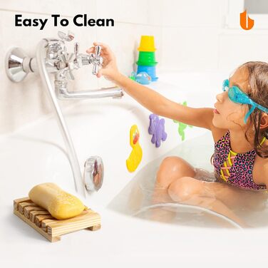 Екологічна мильниця Urbanstrive з натурального дерева, мильниця для ванної кімнати, біологічно розкладається, без відходів, без пл