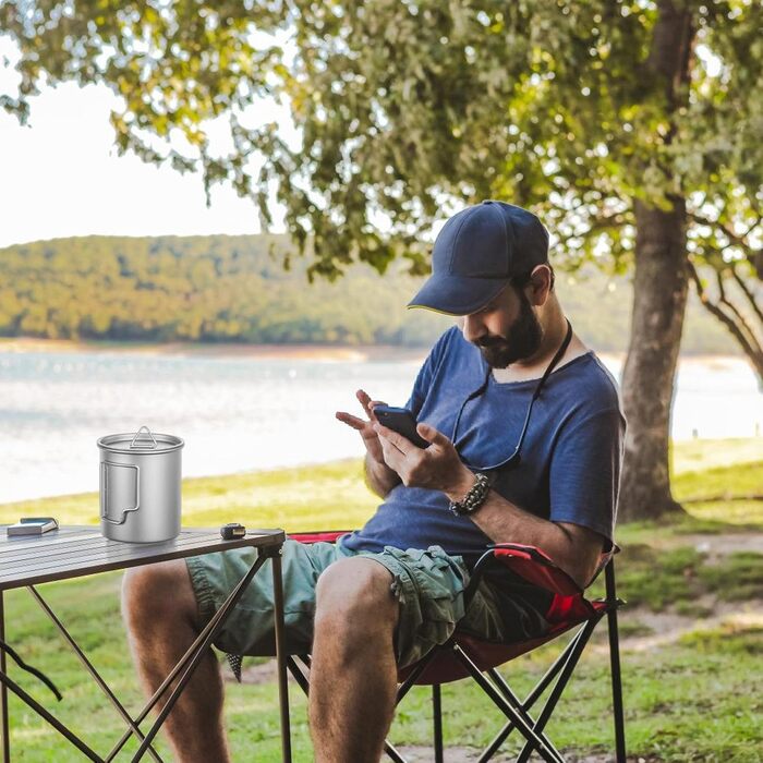 Двошарові кухлі для активного відпочинку, практичні туристичні кемпінгові кухлі для різних видів активного відпочинку, компактні, кемпінговий посуд 300 мл