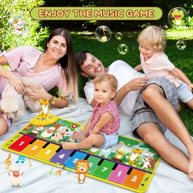 Дитячі іграшки від 1 року, музичний килимок, великодні подарунки дітям, дитячі іграшки від 1 року, подарунок на 1 рік хлопчикові,