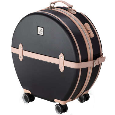 Валіза Semi Line 20' (S) Black/Pink Cream (T5671-2)