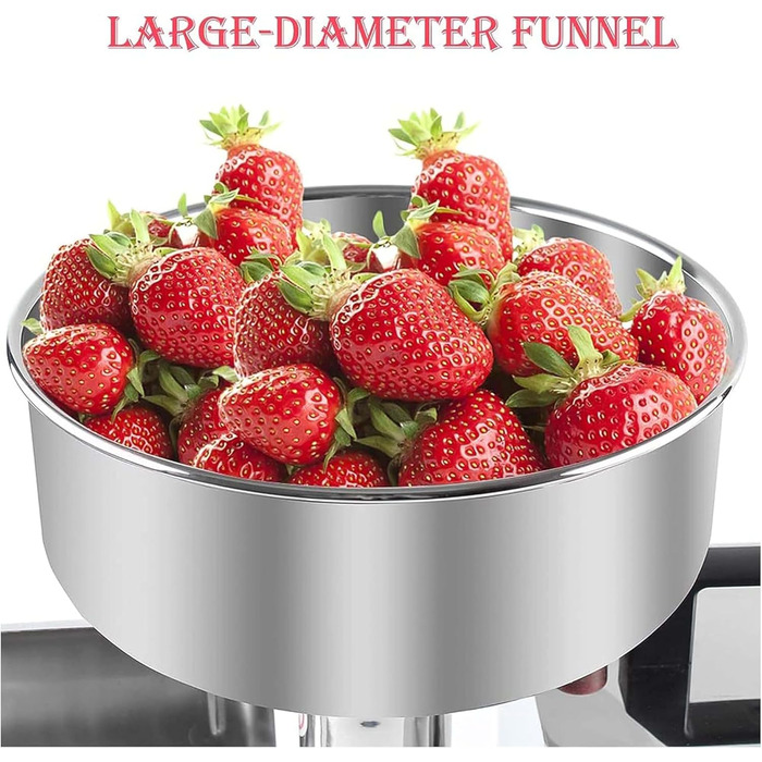 Електрична машина для ситечка для помідорів 370 Вт, Машина для подрібнення помідорів з нержавіючої сталі, Соковижималка для приготування полуничного соусу, Машина для пресування харчових продуктів для консервування томатного пюре