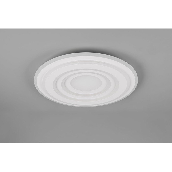 Стельовий LED-світильник Trio Leuchten Costa 633510131, білий матовий метал, акрил, 50 Вт, з пультом ДК, регулюванням кольору та яскравості світла, димером та нічним підсвічуванням