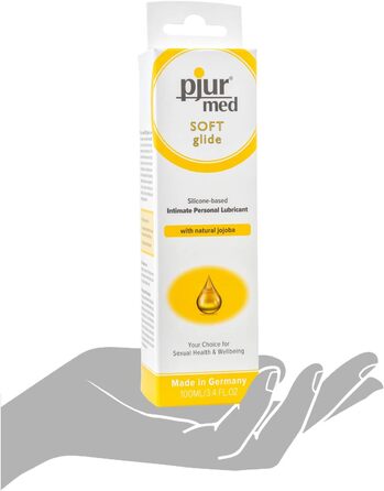 Лубрикант Med Soft Glide на основі силікону, з натуральною олією жожоба, 100 мл