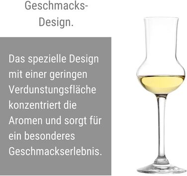 Келихи для граппи Stlzle Lausitz I набір з 6 келихів для граппи I чарки з ніжкою I високоякісні келихи для лікеру I 87 мл I можна