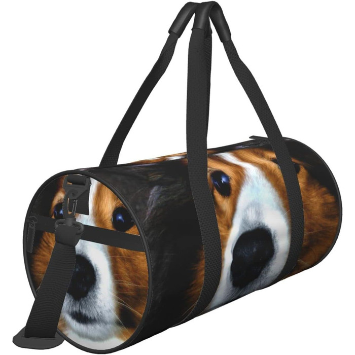 Спортивна сумка для подорожей, малюнок Шетландська вівчарка, Чорна, Універсальний розмір, Дорожня сумка