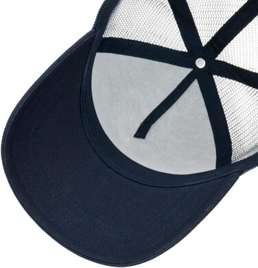 Бейсболка Stetson Classic Cotton Trucker, чоловіча/жіноча, сітчаста, бавовняна, весна-літо, темно-синя, один розмір