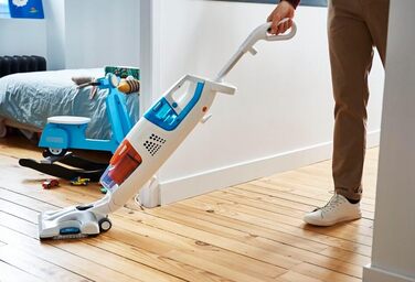 Паровий пилосос RY8544 Пилосос і швабра одночасно Знімна насадка з багатьма насадками 1700 Вт Білий