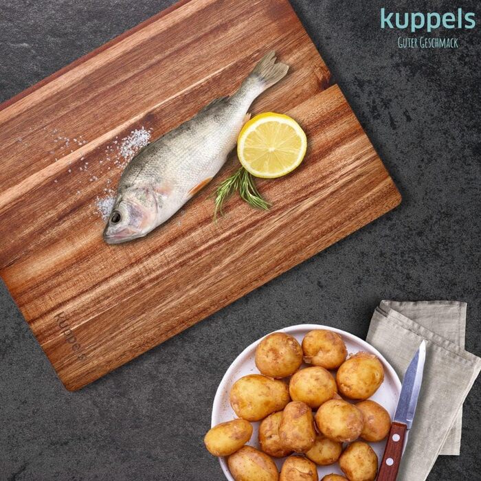 Обробна дошка Kuppels SLICE 40 x 30 x 1,5 см Деревина акації