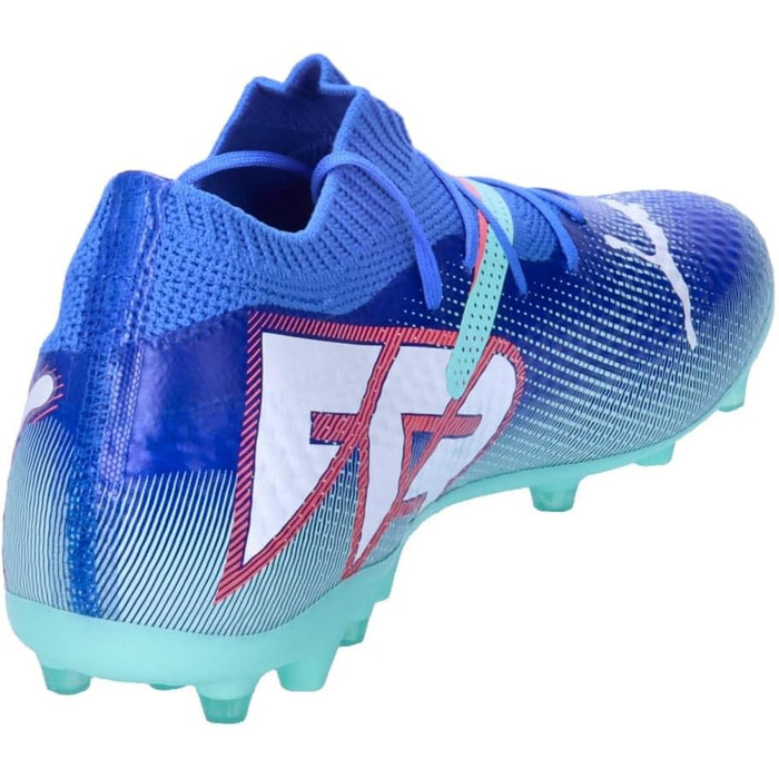 Футбольні бутси PUMA Unisex Future 7 Pro Mg 40 EU Bluemazing Puma White Electric Peppermint