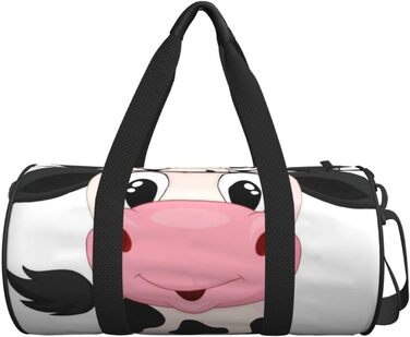 Дорожня сумка-мішок Весела корівка, спортивна сумка для чоловіків та жінок, сумка для подорожей та спорту