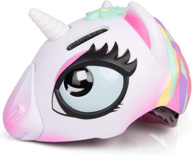 Дитячий велосипедний шолом - 3D шолом-єдиноріг та шолом-акула для дівчаток, хлопчиків 3-8 років, регульований дитячий шолом для ве