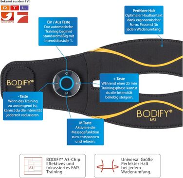 Цілеспрямована стимуляція литкових м&39язів - Нарощування м&39язів та покращена стабільність - EMS-тренування - Тренажер для литкових м&39язів - для чоловіків та жінок ОРИГІНАЛ