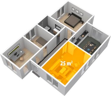 Конвекторний радіатор Tristar KA-5816-2000 Вт - турборежим - таймер, білий