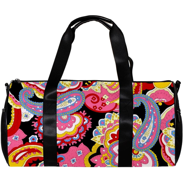 Сумка-мішок для подорожей, спорту та йоги, вінтажний квітковий принт Каштан, сумка для фітнесу, ручна поклажа