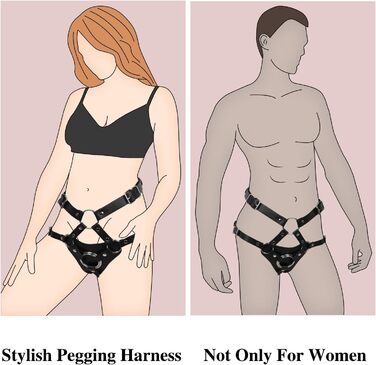 Страпон Klpertoror, регульований, високий пояс, чорний