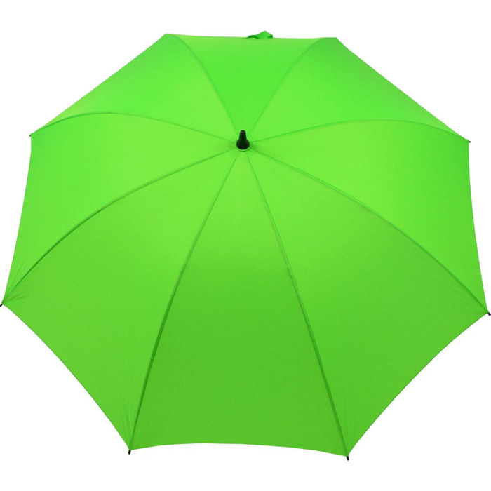 Повноволоконна парасолька для гольфу XXL 130 см легка штормова з м'яким зчепленням неоново-зеленого кольору