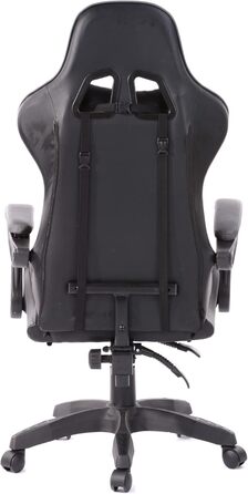 Ігрове крісло VDD Cyclone з підставкою для ніг - Офісне крісло - Гоночне ігрове крісло - Сірий/чорний