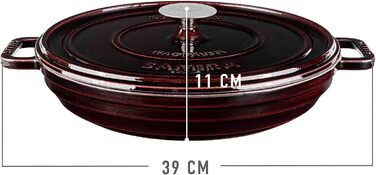 Чавунна каструля Sally's 'Samira - міцна та високоякісна перлина для ідеального приготування їжі - об'ємом 2,2 літра, для всіх тип