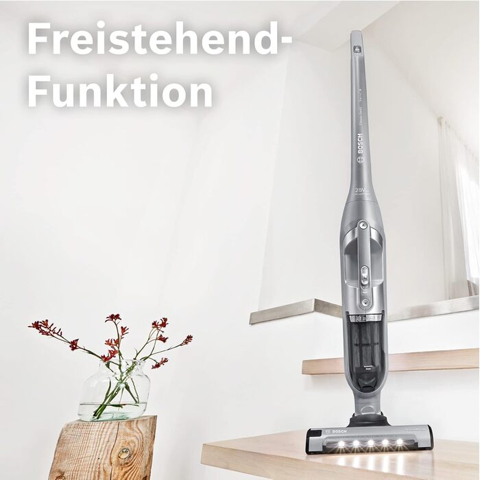 Побутова техніка Bosch Акумуляторний пилосос Flexxo 2 в 1 Series 4 BBH3K2801, акумуляторний ручний пилосос, без мішка, висока поту