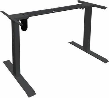 Каркас столу AXION - Колір чорний, Розміри 150 x 125 x 70 см, Вуглецева сталь, вкл. USB-штекер та сумку для зберігання Каркас столу з електричним регулюванням висоти