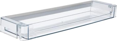 Полиця для дверей холодильника LUTH Premium Profi, сумісна з Siemens 00743290, 410x40 мм, центральна