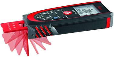 Лазерний далекомір Leica DISTO D2 (2-ге покоління) з Bluetooth вимірювання відстані, площі та об'єму, автоматичне розпізнавання кінцевих точок, червоний промінь