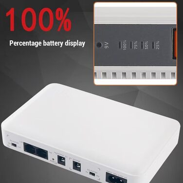 Міні-UPS резервне живлення 8000mAh з WiFi для роутера, модему та камер відеоспостереження