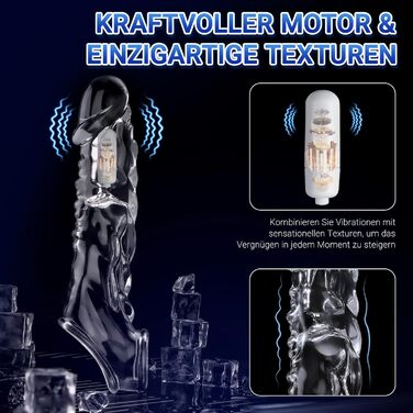 Подовжувач пеніса AAVIBE, з вібрацією та ерекційним кільцем