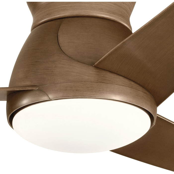 Стельовий вентилятор Licht-Erlebnisse з підсвічуванням LED з можливістю регулювання Ø152см 3 лопаті пульт дистанційного керування