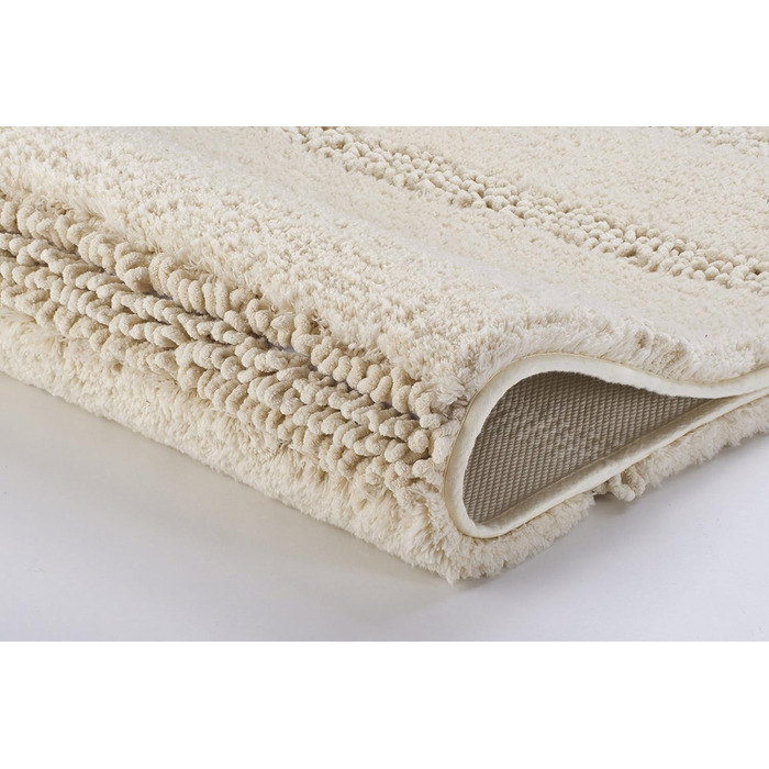 Килимок для ванної Kleine Wolke Monrovia, 70x120 см, пісочно-бежевий 70 x 120 см (прямокутний) Пісочно-бежевий