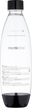 Пляшки SodaStream з плавленням для Source, Play, Power, Spirit, Fizzi та Genesis Carbonator, 1 літр, 3 упаковки (3 x 1 л) одинарні